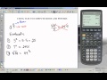 Understanding Exponents on TI-83