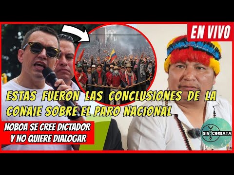 Estas fueron las CONCLUSIONES de la CONAIE sobre el Paro Nacional ¡Se viene con mas FUERZA!