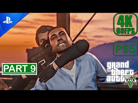 GTA V PS5 - Gameplay Walkthrough (60FPS 4K) Part 9 No Commentary