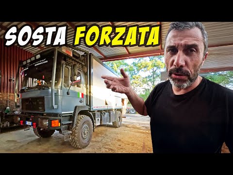 Lunga SOSTA in OFFICINA a Johannesburg 😵 Danni, Generatore e Modifiche 😵 Giro del mondo