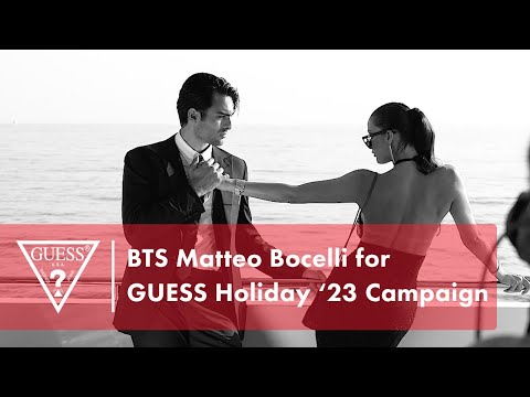 BTS with Matteo Bocelli for GUESS Holiday '23 Campaign | Forte dei Marmi, Italy