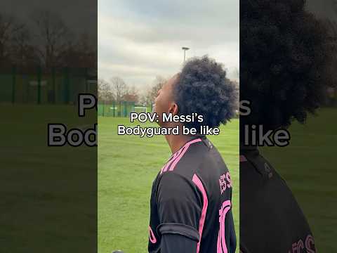 POV: Messi’s Bodyguard be like⚽️ #footbal #footballshorts