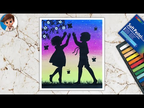 🥰 There’s no better friend than a sister ❤️ | Soft Pastel drawing #shorts