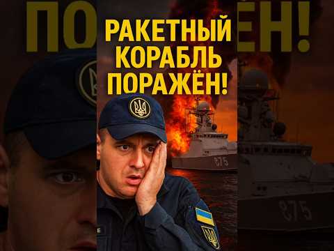 🔥 ССО Украины ударили по ракетному кораблю «Град»! Флот РФ под ударом