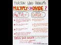 Identifying Operations in Fraction Word Problems
