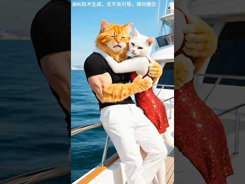 সমুদ্রে বিড়ালের বাচ্চা হারিয়ে গেল 😭#shorts #cat