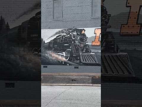Blacksburg, SC #train #aerosolart #ironcity #southcarolina
