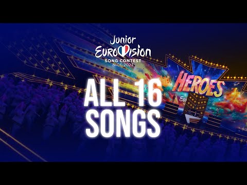 Junior Eurovision 2023: All 16 Songs - Official Video Roundup | #Heroes #JESC2023