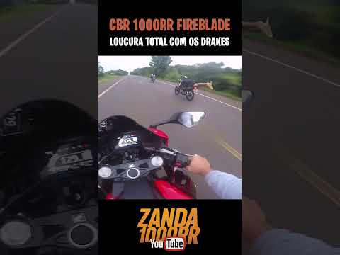 HONDA CBR 1000RR LOUCURA TOTAL COM OS DRAKES NA RODOVIA