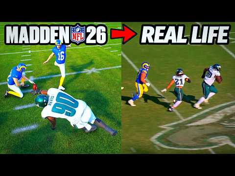 I Recreated TOP PLAYS in From NFL Week 3 in Madden 26!