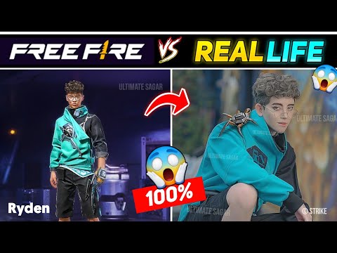 FREE FIRE CHARACTERS IN REAL LIFE || FREE FIRE REAL CHARACTER || FF CHARACTERS IN REAL LIFE 2025