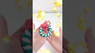 Let's make a quick mini Christmas wreath! 🎀