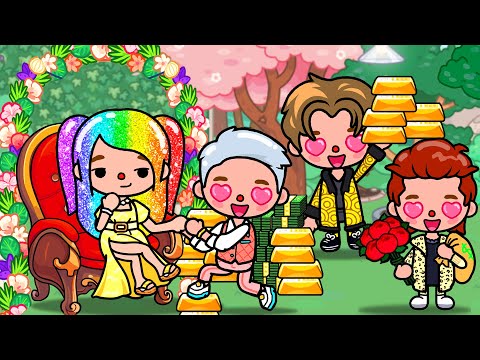 I Made The 3 School Billionaire Heartthrobs Fight Over Me | Toca Life Story | Toca Boca