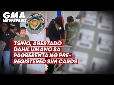 Tsino Arestado Dahil Umano Sa Pagbebenta Ng Pre Registered SIM Cards