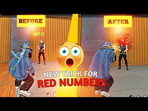 How to Change Yellow Numbers to Red Numbers after New Update In Freefire?🧠