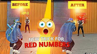 How to Change Yellow Numbers to Red Numbers after New Update In Freefire?🧠