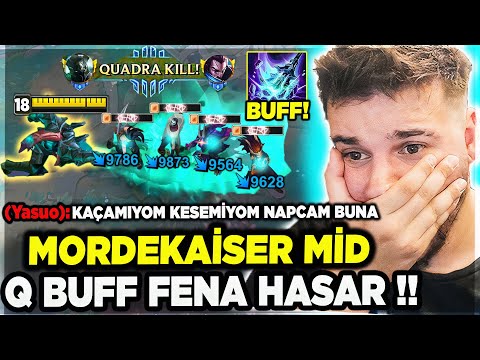 MİD Mordekaiser Q BUFF Quadra Attım !! Riot Bu Hasar NEE !!