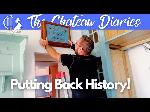 We're Installing an ANTIQUE Butler's Bell System in the Chateau's New Kitchen! 🏰