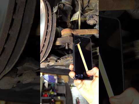 super trick - smartphone-sledgehammer removes a tie rod end