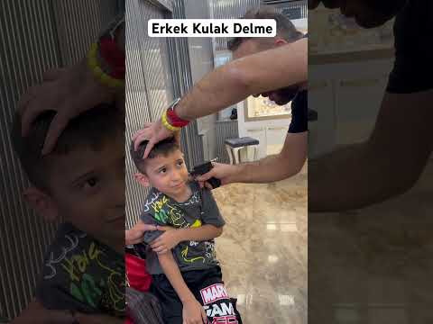 Delikanlı Kulak Delerse 😎Çok Yakışır Bence 😎 #altın #erkekçocuk #kulakdelme #furkankuyumculuk47