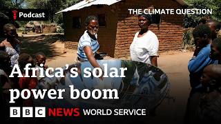 YouTube video thumbnail: Can Solar Power Transform Africa? The Climate Question Podcast 