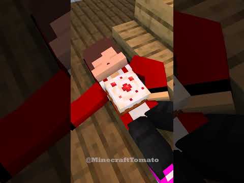 4 - Ghost JJ's sister learn to cook 😋 - JJ MAIZEN Minecraft Animation #shorts