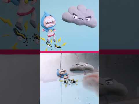 STOP MOTION: Boy Goes Skating (Animation Meme) #boyanddragon #shorts