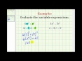 Evaluating Expressions and Operations