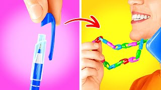 INTELLIGENTE SCHUL-HACKS || Wer zeichnet es besser? Kunst-Hacks von 123 GO! SCHOOL