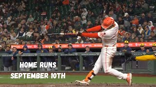 Every MLB Home Run - September 10 2024 (30)
