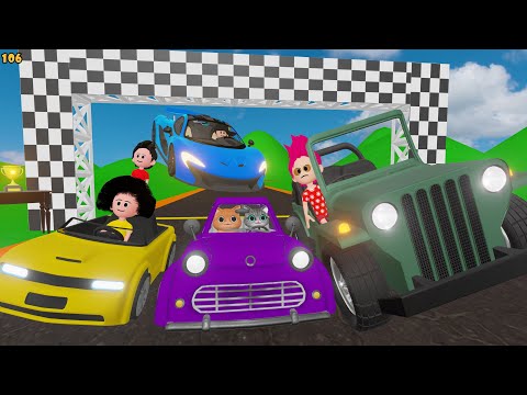 TINU KI SHAITANI (PART 108) | Car Race | Desi Comedy Video | Pagal Beta | Cartoon