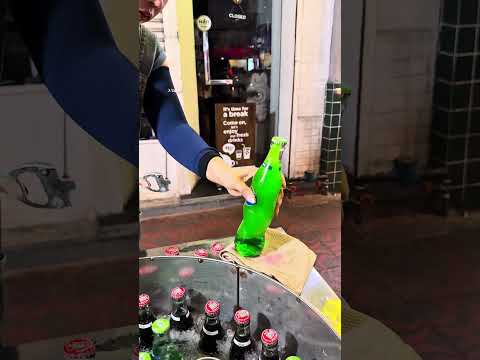 Amazing Thai Street Ice Drink ๐ฅค๐ | Refreshing Green Soda Slush Making #StreetFood #slushy