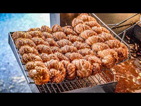 Top 10 kkwabaegi in Korea! Avg. 2,000 sold per day! Must-Try crispy & sweet Korean street donuts