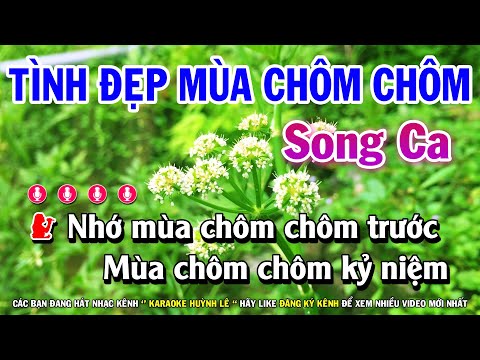 Karaoke Tình Đẹp Mùa Chôm Chôm – Song Ca | Nhạc Sống Dễ Hát Nhất