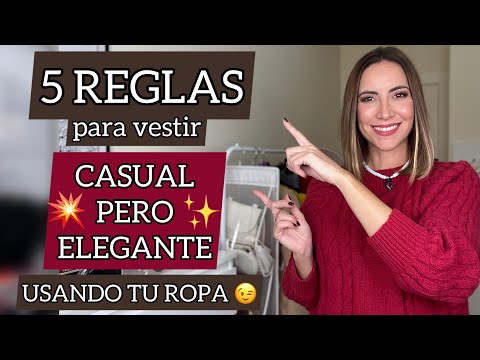 ¿CÓMO VESTIR INFORMAL PERO CON ESTILO? Con estos consejos lo conseguirás (y además usando tu ropa 😉)