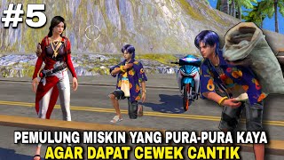 PEMULUNG MISKIN YANG PURA-PURA KAYA AGAR DAPAT CEWEK CANTIK | FILM ANIMASI FREE FIRE (Part 5)