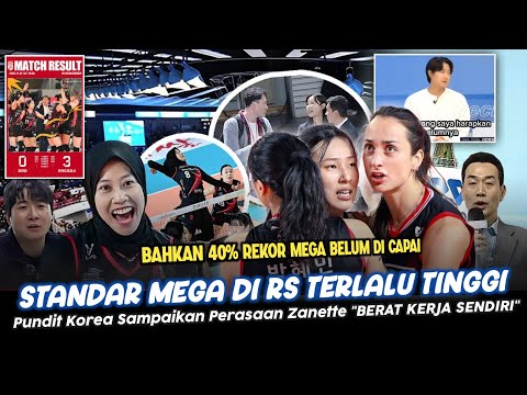 ZANETTE NYERAH IKUTI STANDAR MEGA‼️Media Korea Klaim Red Sparks Sulit Cari Pengganti Sepadan Mega