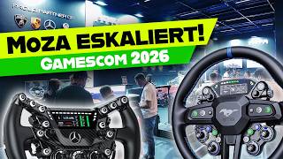 MOZA Racing eskaliert auf der gamescom 2026! Mercedes, Porsche, MotoGP & mehr