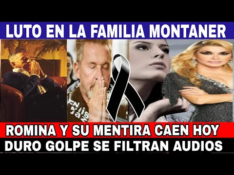 ✝️LUTO EN LA MUSICA TRAGEDIA EN LA FAMILIA MONTANER- ROMINA CON EL AGUA HASTA EL CUELLO