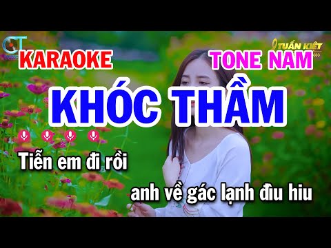 Karaoke Khóc Thầm Tone nam Nhạc Rumba Trữ Tình