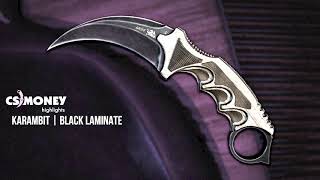 Karambit Black Laminate Gameplay