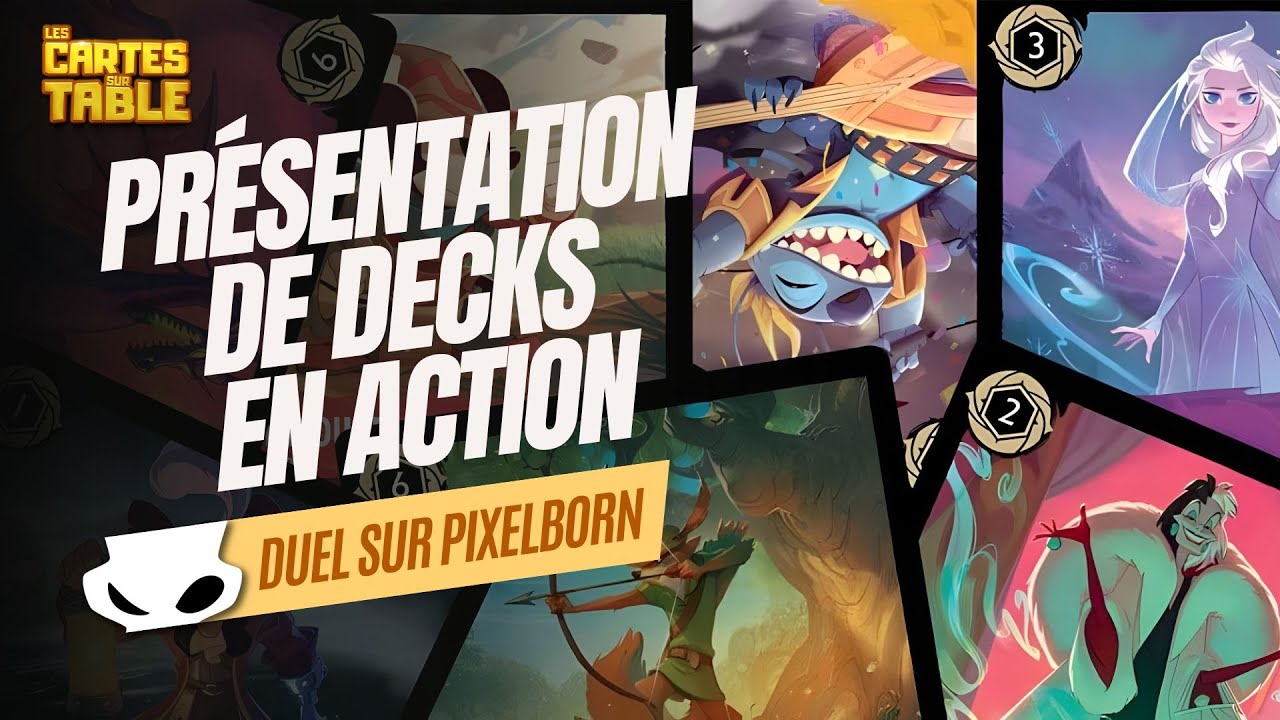 LORCANA - PRESENTATION DE DECKS EN ACTION !