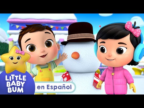 Hagamos un muñeco de nieve ☃️🌟| Canciones Infantiles🎵| Caricaturas para bebés | Little Baby Bum