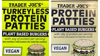 PlantBased Love Reviews: Trader Joe’s Protein Patties