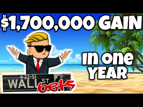 WSB Trader makes $1,700,000 Gain off $35k in One Year? WallStreetBets Trading RKT GME and More