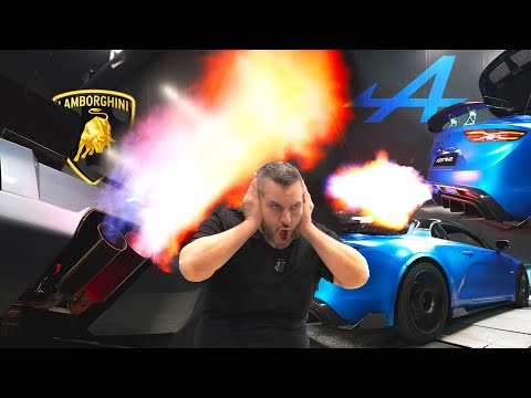 Ligne d’Échappement + Prépa Circuit : 🔥Flammes Infernales sur Murcièlago et Alpine A110R !🔥