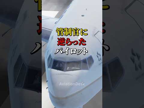 管制官に逆らったパイロット #航空機 #飛行機 #雑学