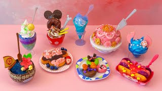 ASMR Mini Brands Disney Snacks You’ll Wish Were Real 🎂🍨🥥 | Unboxing Full Set | So Satisfying