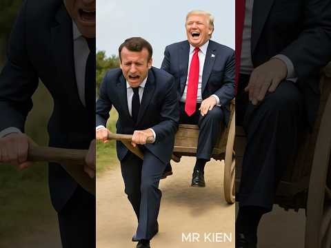 Putin and Kim Jong Un stole pigs from Donald Trump and the French President#trump#putin#funny