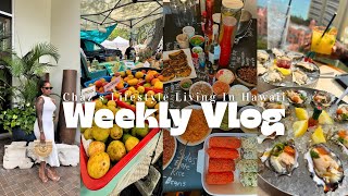 Life Living In Hawaii | BTS Restaurant Shoot + Brunch Dates + Hosting + farmers market & more. 